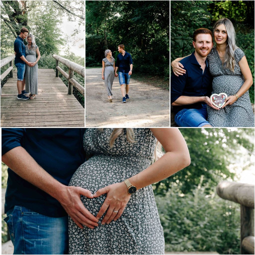 Babybauch, Portrait, Paarshooting