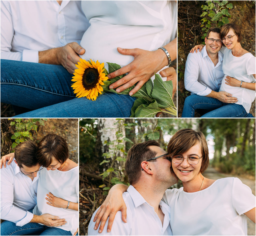 Babybauch, Portrait, Paarshooting